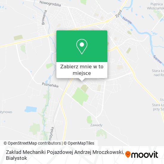 Mapa Zakład Mechaniki Pojazdowej Andrzej Mroczkowski
