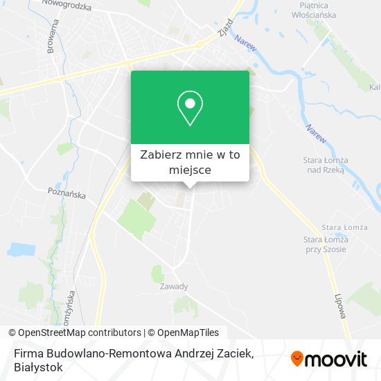 Mapa Firma Budowlano-Remontowa Andrzej Zaciek