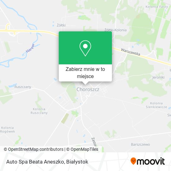 Mapa Auto Spa Beata Aneszko