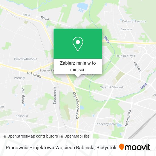 Mapa Pracownia Projektowa Wojciech Babiński