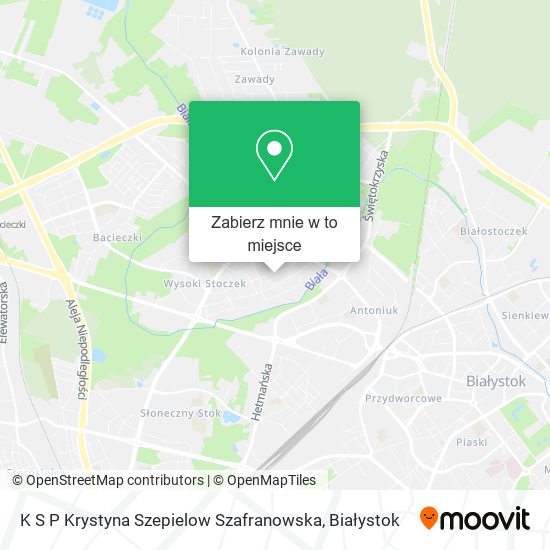 Mapa K S P Krystyna Szepielow Szafranowska