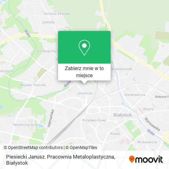 Mapa Piesiecki Janusz. Pracownia Metaloplastyczna