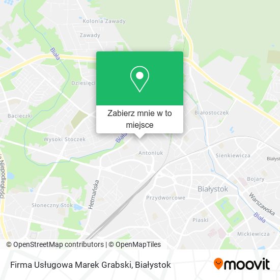 Mapa Firma Usługowa Marek Grabski