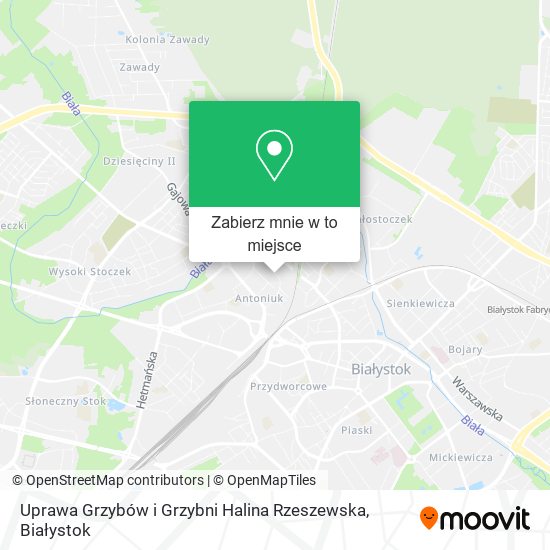 Mapa Uprawa Grzybów i Grzybni Halina Rzeszewska