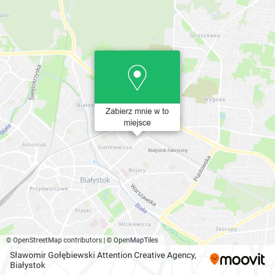 Mapa Sławomir Gołębiewski Attention Creative Agency