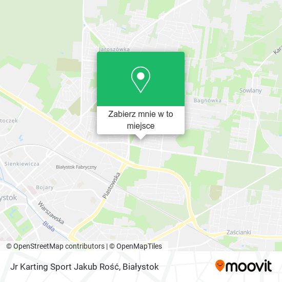 Mapa Jr Karting Sport Jakub Rość