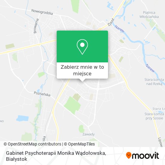 Mapa Gabinet Psychoterapii Monika Wądołowska