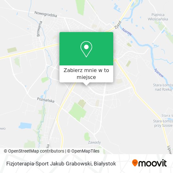 Mapa Fizjoterapia-Sport Jakub Grabowski