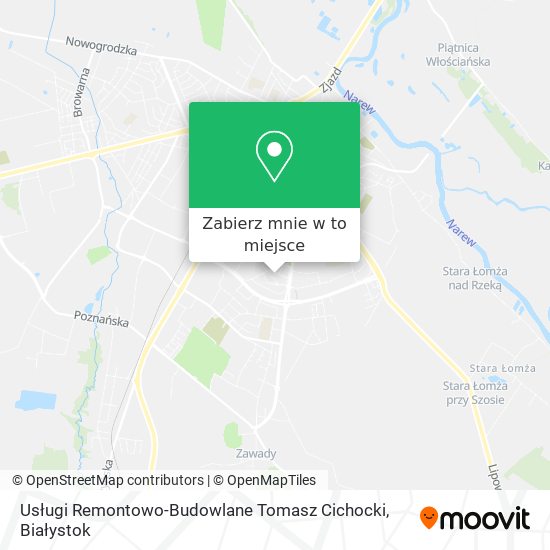 Mapa Usługi Remontowo-Budowlane Tomasz Cichocki