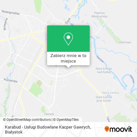 Mapa Karabud - Usługi Budowlane Kacper Gawrych