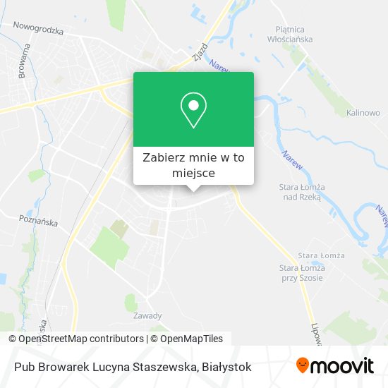 Mapa Pub Browarek Lucyna Staszewska