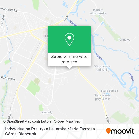 Mapa Indywidualna Praktyka Lekarska Maria Faszcza-Górna
