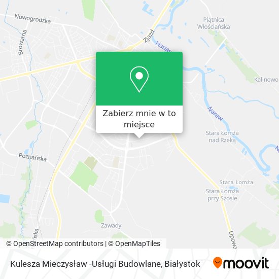 Mapa Kulesza Mieczysław -Usługi Budowlane