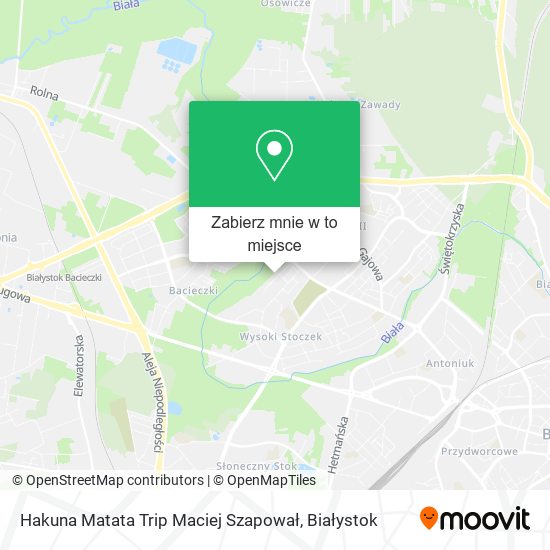 Mapa Hakuna Matata Trip Maciej Szapował