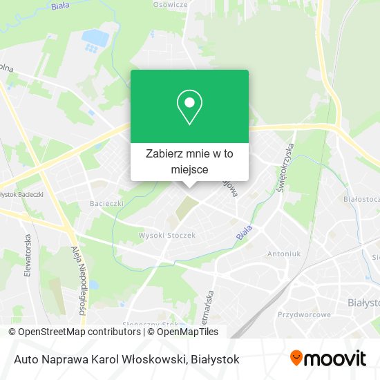 Mapa Auto Naprawa Karol Włoskowski