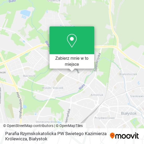 Mapa Parafia Rzymskokatolicka PW Swietego Kazimierza Królewicza