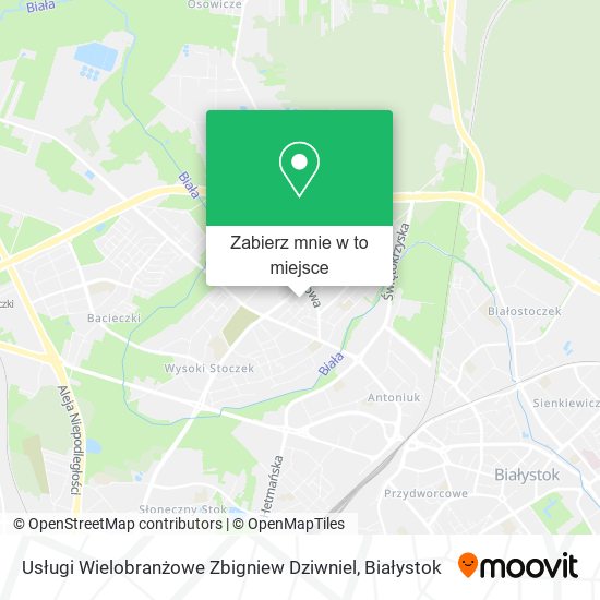 Mapa Usługi Wielobranżowe Zbigniew Dziwniel