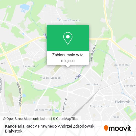 Mapa Kancelaria Radcy Prawnego Andrzej Zdrodowski