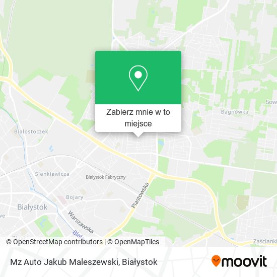 Mapa Mz Auto Jakub Maleszewski
