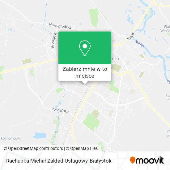 Mapa Rachubka Michał Zakład Usługowy