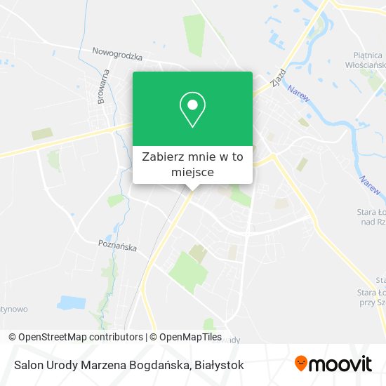 Mapa Salon Urody Marzena Bogdańska