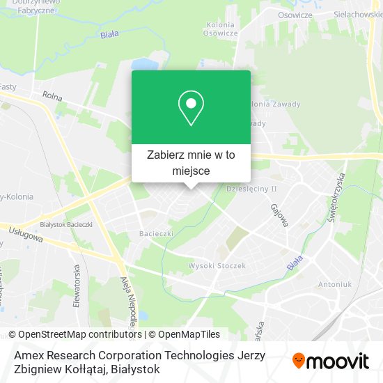 Mapa Amex Research Corporation Technologies Jerzy Zbigniew Kołłątaj