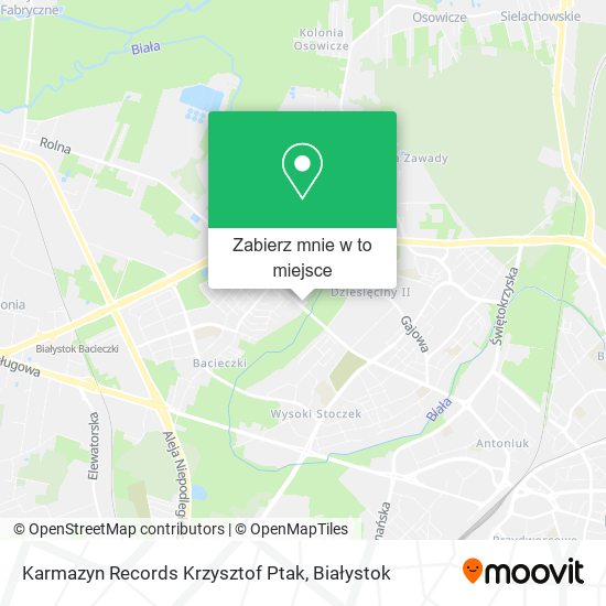 Mapa Karmazyn Records Krzysztof Ptak