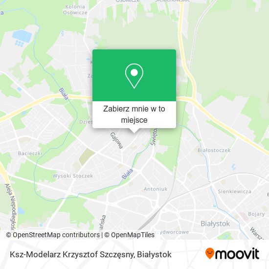 Mapa Ksz-Modelarz Krzysztof Szczęsny