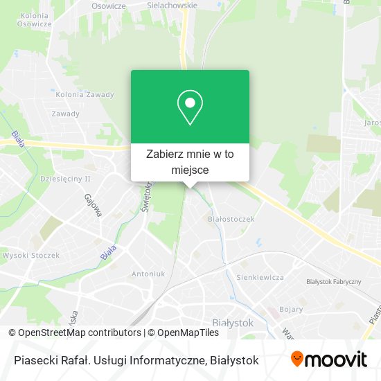 Mapa Piasecki Rafał. Usługi Informatyczne