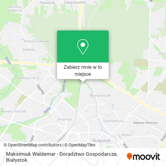 Mapa Maksimiuk Waldemar - Doradztwo Gospodarcze
