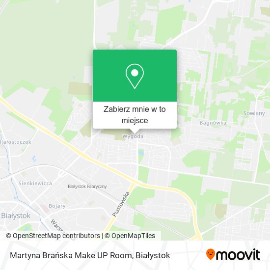 Mapa Martyna Brańska Make UP Room