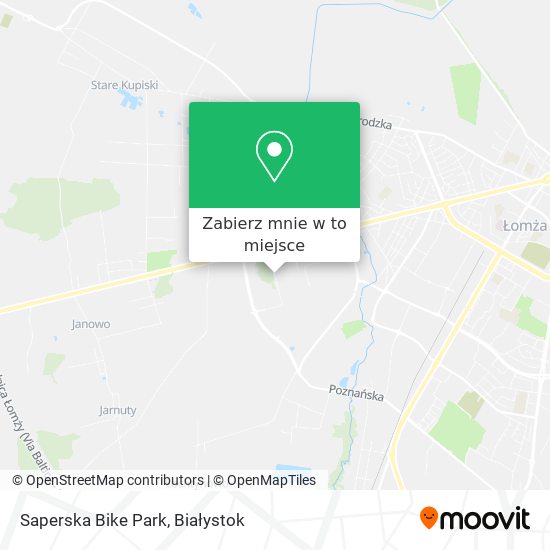 Mapa Saperska Bike Park