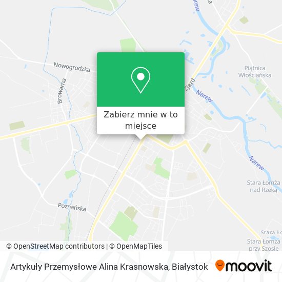 Mapa Artykuły Przemysłowe Alina Krasnowska
