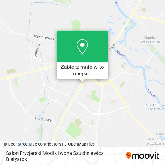 Mapa Salon Fryzjerski Modik Iwona Szuchniewicz