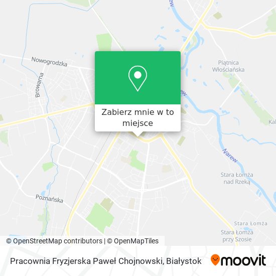 Mapa Pracownia Fryzjerska Paweł Chojnowski