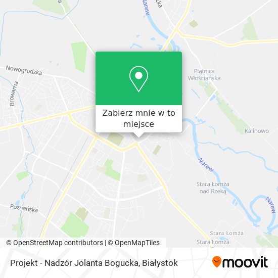 Mapa Projekt - Nadzór Jolanta Bogucka