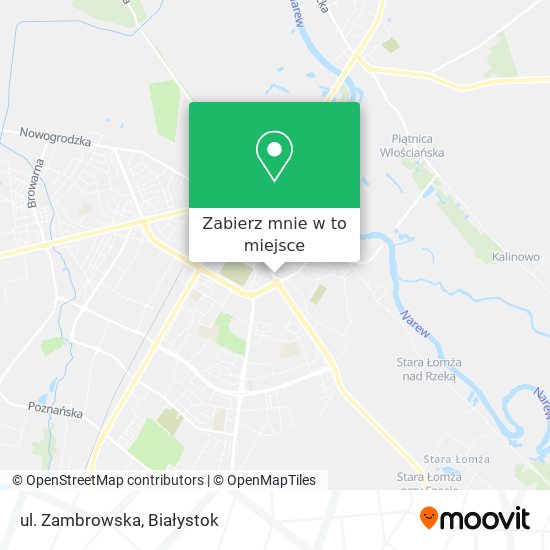 Mapa ul. Zambrowska
