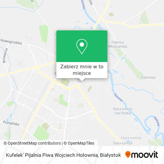 Mapa Kufelek' Pijalnia Piwa Wojciech Hołownia