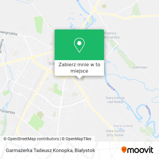 Mapa Garmażerka Tadeusz Konopka