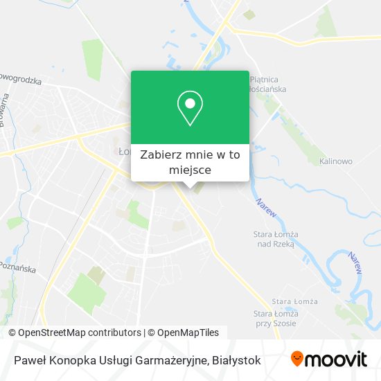 Mapa Paweł Konopka Usługi Garmażeryjne