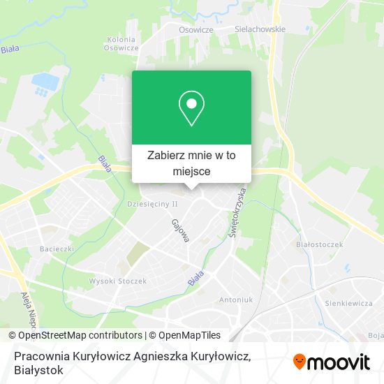 Mapa Pracownia Kuryłowicz Agnieszka Kuryłowicz