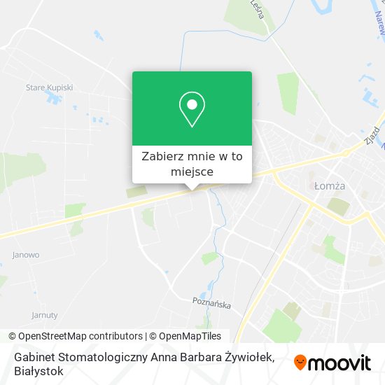 Mapa Gabinet Stomatologiczny Anna Barbara Żywiołek