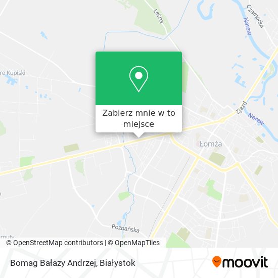 Mapa Bomag Bałazy Andrzej