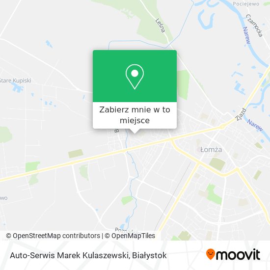 Mapa Auto-Serwis Marek Kulaszewski