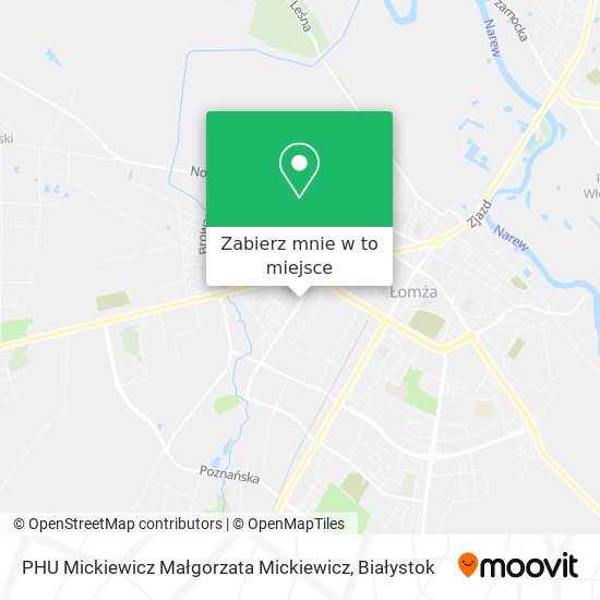 Mapa PHU Mickiewicz Małgorzata Mickiewicz