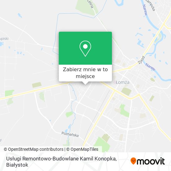 Mapa Usługi Remontowo-Budowlane Kamil Konopka