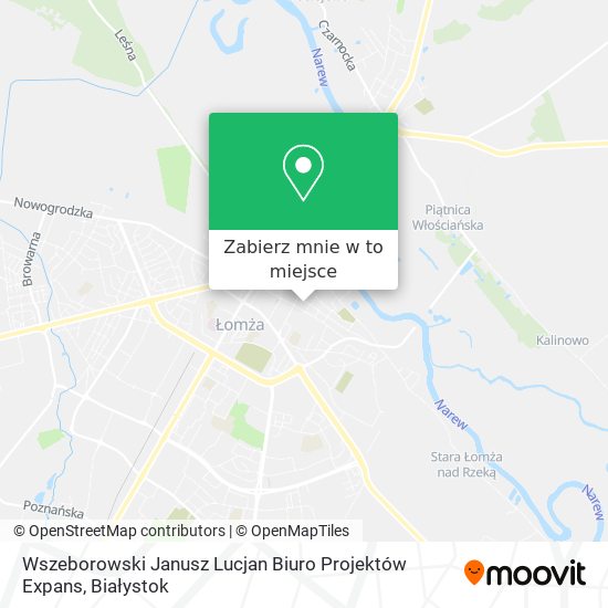 Mapa Wszeborowski Janusz Lucjan Biuro Projektów Expans