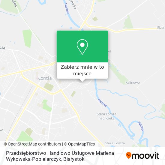 Mapa Przedsiębiorstwo Handlowo Usługowe Marlena Wykowska-Popielarczyk