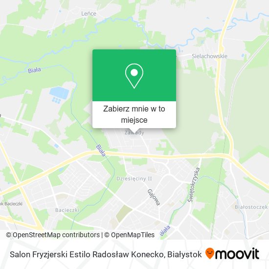 Mapa Salon Fryzjerski Estilo Radosław Konecko
