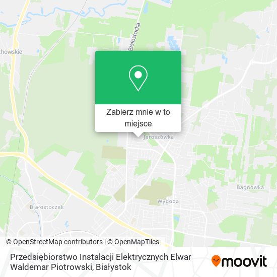 Mapa Przedsiębiorstwo Instalacji Elektrycznych Elwar Waldemar Piotrowski